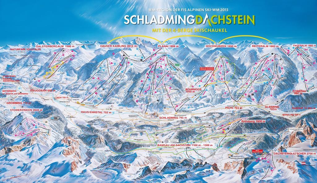 Haus Alpina Ski In & Ski Out Schladming Exterior photo
